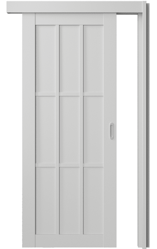Межкомнатная дверь ZE 18 с Раздвижной Системой SHIFT